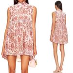 Free People All the Time Velvet Mini Baby Doll Dress Size Medium Photo 1