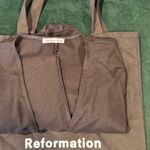 Reformation Troye Knit Black Bodysuit in XL Photo 3