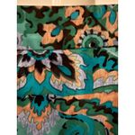 J.Crew  The Pencil Skirt‎ Size 8 Green Blue Floral Pattern Career Photo 2