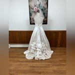 Gorgeous Vintage 90s Exclusive Bridals 2 Tone Wedding Gown! White Size 10 Photo 5