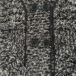 Women’s City unltd. Black and white cardigan sweater size large Photo 3