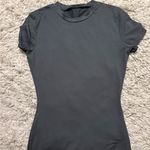 SheIn Dark Gray Bodycon Short Sleeve Maxi Dress Size XS Photo 5