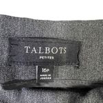 Talbots Cropped Career Pants Womens 16P Gray Tailored Corpcore Classic Work Photo 6
