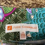 Jude Connally Red Blue Floral Lightweight Jude Cloth Ella Dress Size Small Photo 2