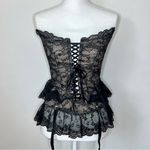 Victoria's Secret Victoria’s Secret Y2K Lace Corset Set Photo 4