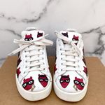 Dolce & Gabbana devil face white leather sneakers size IT 36.5 US 6.5 6 Photo 3