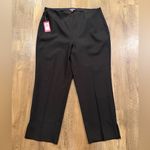 Vince Camuto NWT Plus Size Slim Fit Flare Pants Black 14W Style #: 92622317 Photo 1
