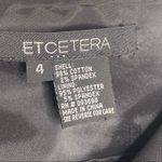 Etcetera  Geometric Avocado Velvet Mini Pencil Skirt Size 4 Photo 5