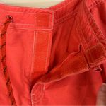 Gap Vintage Y2K Orange Floral Embroidered Swim Board Shorts Medium Photo 2