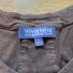 Vivienne Tam  brown long blouse with pockets size medium Photo 1