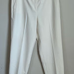 MM.LaFleur New The Mejia Pant Washable Italian Wool Twill Sz 12 Ivory Photo 0