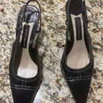 Jennifer Moore  Elegant Black Slingback Heels 9M Great Shape! Photo 0