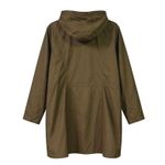 Laundry by Shelli Segal Laundry Shelli Segal Women's XL Olive Hooded Utility Anorak Jacket Lightweight Photo 2