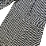 Claridge + King Black Gingham Banded Cotton Shirt Dress, Sz M Size M Photo 13