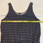 Gap Long Maxi Casual Dress Woman’s Size XL Geometric Diamond Print Navy Blue Photo 8