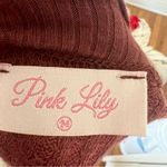 Pink Lily  burgundy top Photo 4