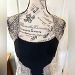 ERIN by ERIN FEATHERSTONE Shelby Lace Appliqué Body Contour Dress Sz 2 Black Photo 4
