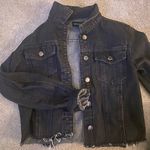 Pretty Little Thing Washed Black Denim Jacket Photo 0