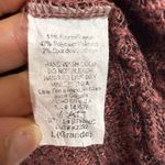 Black Bead  Burgundy Marled Cross Cross Sweater Sz L Photo 5