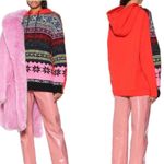 MSGM Sweater Hoodie In Multi Red Size XS Photo 16