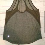 Lululemon  Run Off Route Tank Top Thin Strap Olive Green Tank Size 6 Photo 2