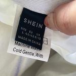 SheIn  Women’s Yellow Purple Tie Dye High Rise Wide Leg Denim Jeans Size 8/10 US Photo 8