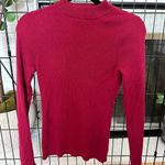 Rachel Parcell last chance EUC -  Raspberry Red Sweater with Ruffle Cuffs Photo 0