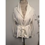 COMMENSE White Belted Blazer Jacket Women's Size S Photo 1