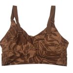 Aerie Offline by Sports Bra Women's Large Brown Real Me Medium Support Stretch Photo 1