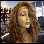 Blonde curly long wig Lacefront Swisslace Freepart Photo 5