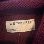 Free People NWT  Red Wine Torres Turtleneck Sweater Size Large Photo 7