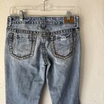 Aeropostale  Jeans Y2k 5/6 Short Hailey Skinny‎ Flare Distressed Denim Low Rise Photo 7
