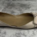 Valentino Garavani Bow Ballet Flats Size 38.5/7.5 Blush Pink Nude Nubuck Leather Photo 0