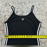 Adidas  Black Tennis Dress with White Stripes Size Large Photo 4