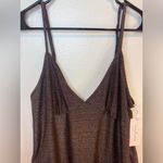 Linea Donatella  NWT Women’s Metallic‎ Copper Black Pajama Set Size XL Photo 1