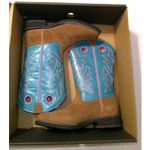 Ariat New NWT NIB Western Boots Womens 10 Elko Chestnut Basin Blue Pink Brown Photo 1