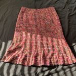 Talbots Pink & Purple Tweed Skirt-size 2 Petite Photo 1