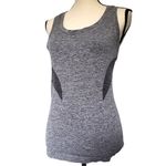 Soho Sport Womens Top Size Medium Athletic Tank Racerback Knit Gray Photo 2