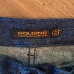 Peter Golding London Gold Effect Jeans Size 8 NWOT New Photo 4