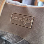 Fergalicious  Booties Womens Size 6 Tan Perforrated Parney Peep-toe Block Heel Photo 7