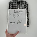 Madewell Black & White Gingham Button Front Flannel Photo 6