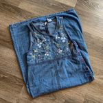 Erika VTG Denim & Embroidered Dress Photo 1