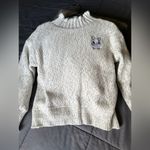 Plush Chenille Half Turtleneck Sweater Gray Size undefined Photo 1