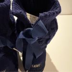 UGG   Isla Navy Cable Knit  suede Women's Boots size 6 Photo 4