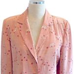 Alice + Olivia Pink Floral Lightweight Summer/Spring Blazer Jacket Boho Cottagecore Style Photo 7