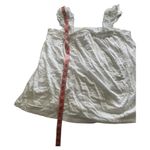 NWT Style and Co white babydoll tank top cotton/modal eyelet detail M Size M Photo 7