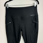 Eddie Bauer Womens Trail Tight Leggings Sz Medium High Rise Black Photo 6