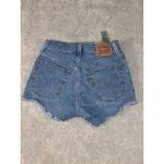 Levi's 501 Short Blue Denim Size 25 High Quality Cut Offs Button Fly Photo 2