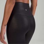 Lululemon Align High Rise Pants Leggings Shine Radiant Foil Black Size 2 NWT Photo 1