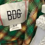 BDG  Green and Orange Plaid Shirt Photo 6